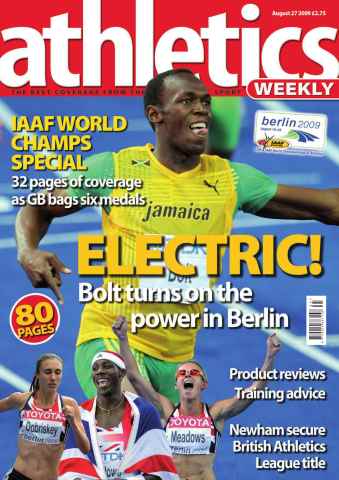 AW – Athletics Weekly Magazine issue AW August 27 2009