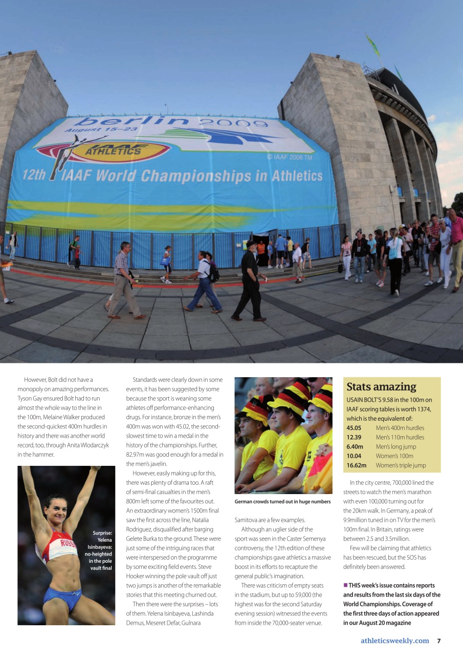AW – Athletics Weekly Magazine Preview Pages