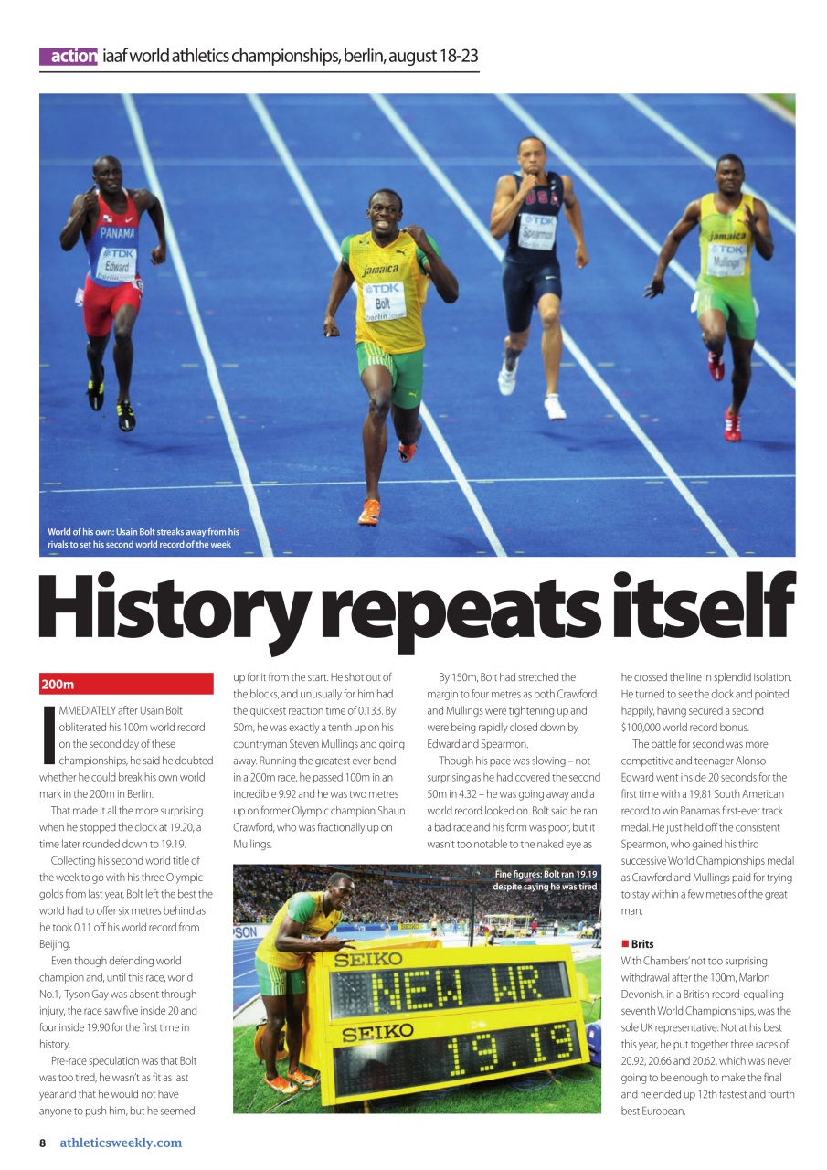 AW – Athletics Weekly Magazine Preview Pages