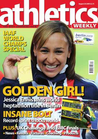 AW – Athletics Weekly Magazine issue AW August 20 2009