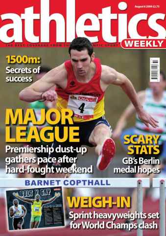 AW – Athletics Weekly Magazine issue AW August 6 2009