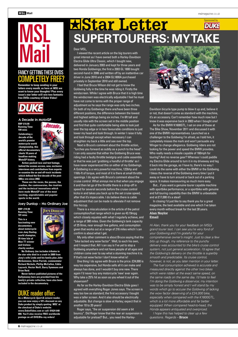 Motorcycle Sport & Leisure Preview Pages