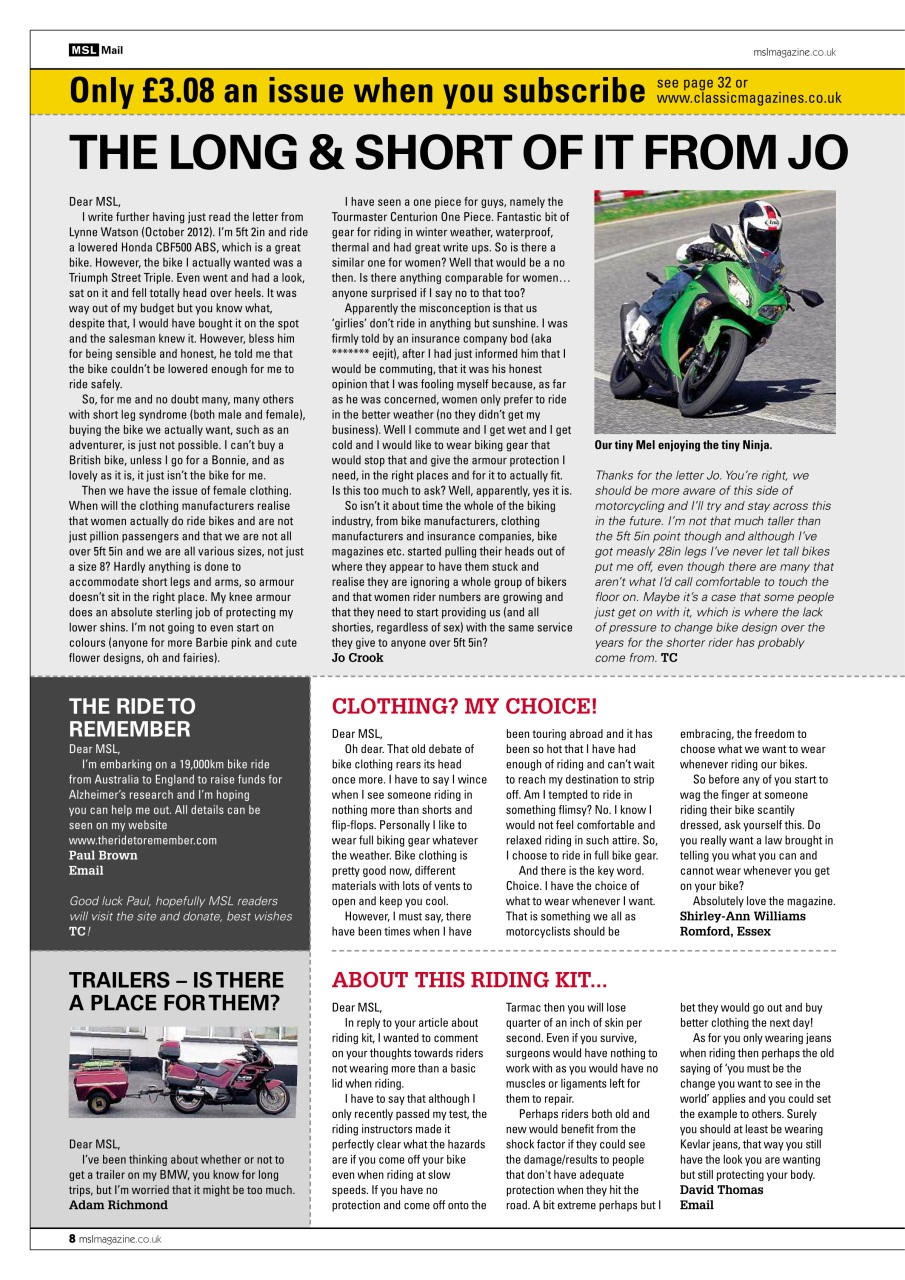 Motorcycle Sport & Leisure Preview Pages