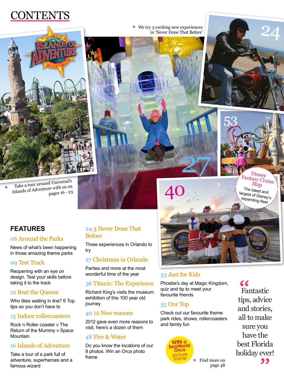 Go Florida Magazine Preview Pages