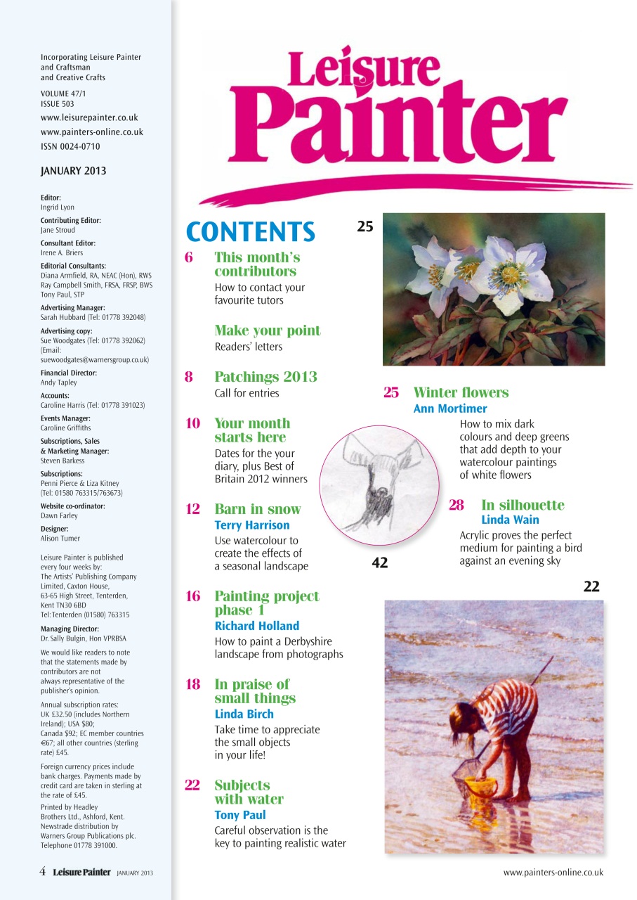 Leisure Painter & The Artist Preview Pages