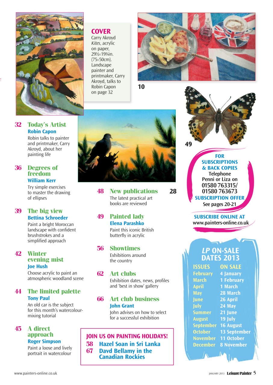 Leisure Painter & The Artist Preview Pages