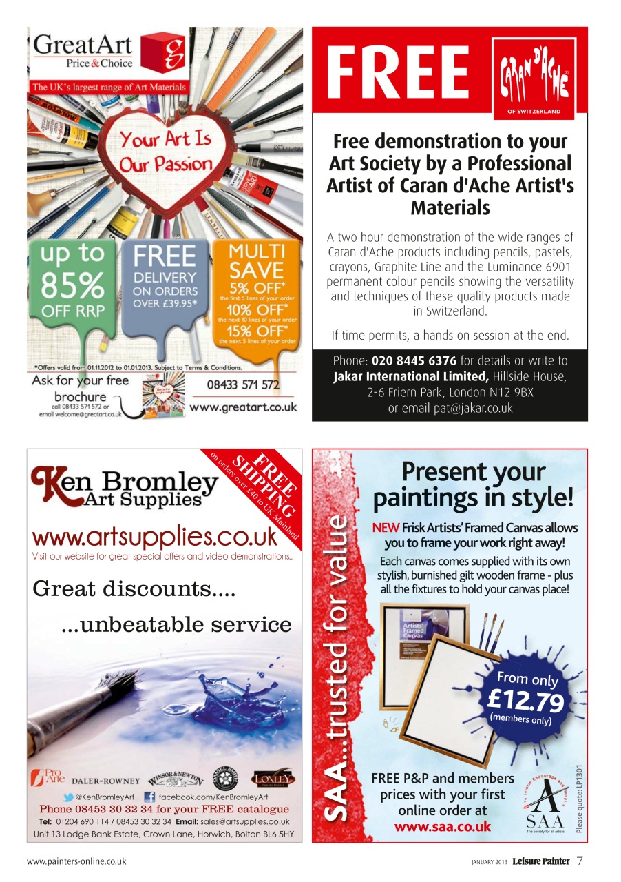 Leisure Painter & The Artist Preview Pages