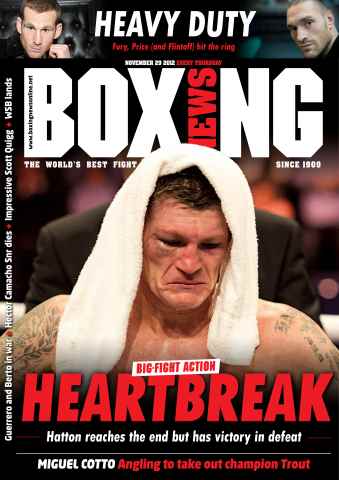 Boxing News issue 29th November 2012