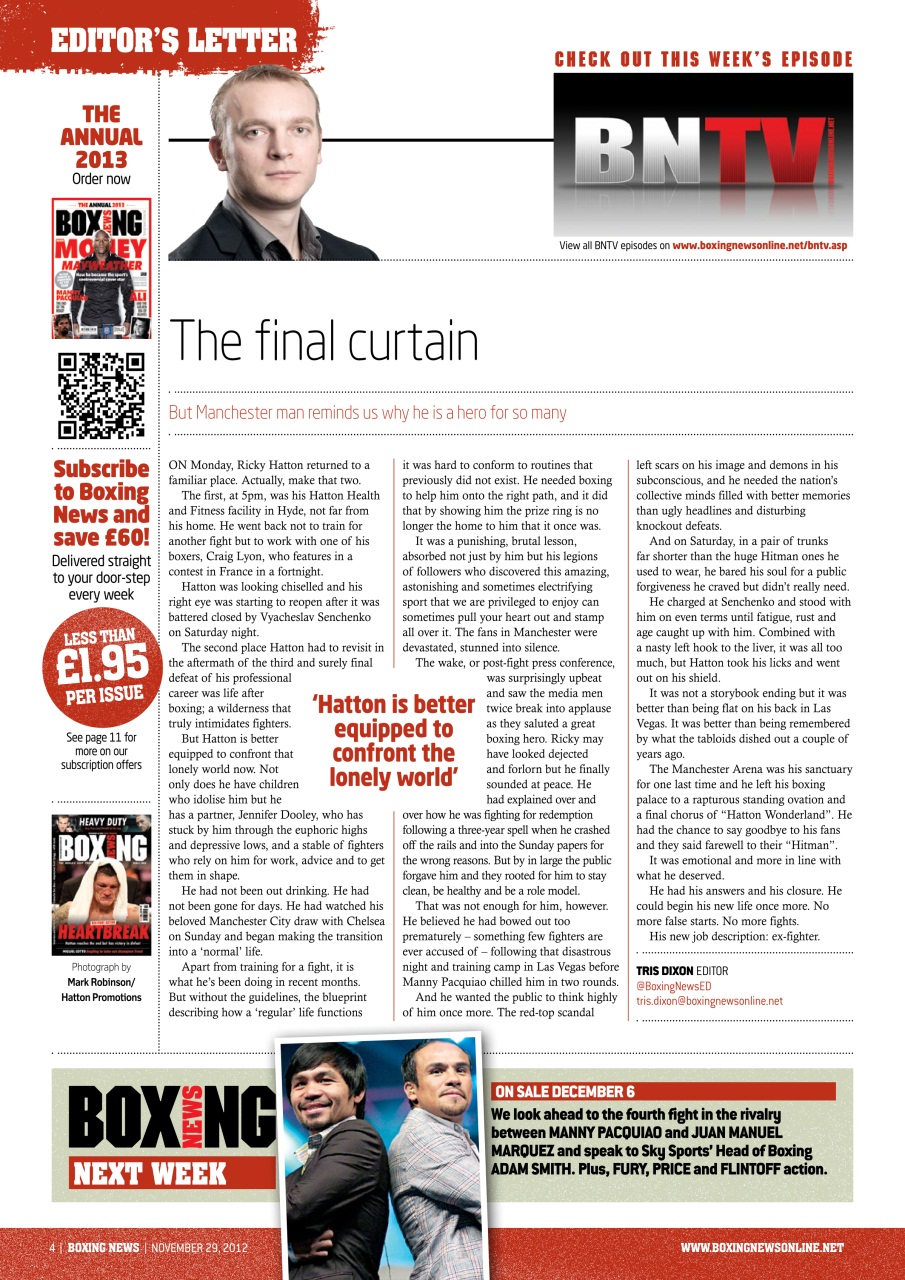 Boxing News Preview Pages