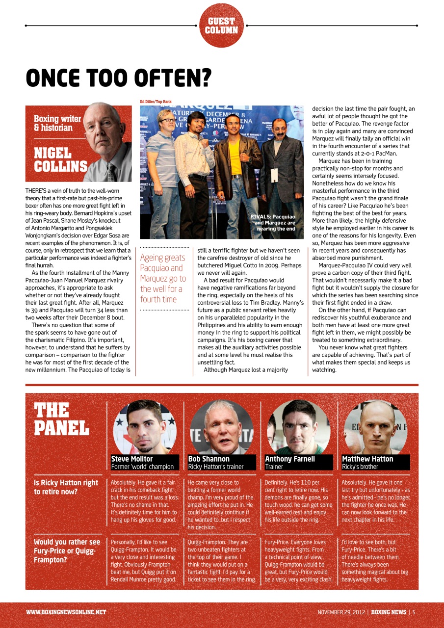 Boxing News Preview Pages