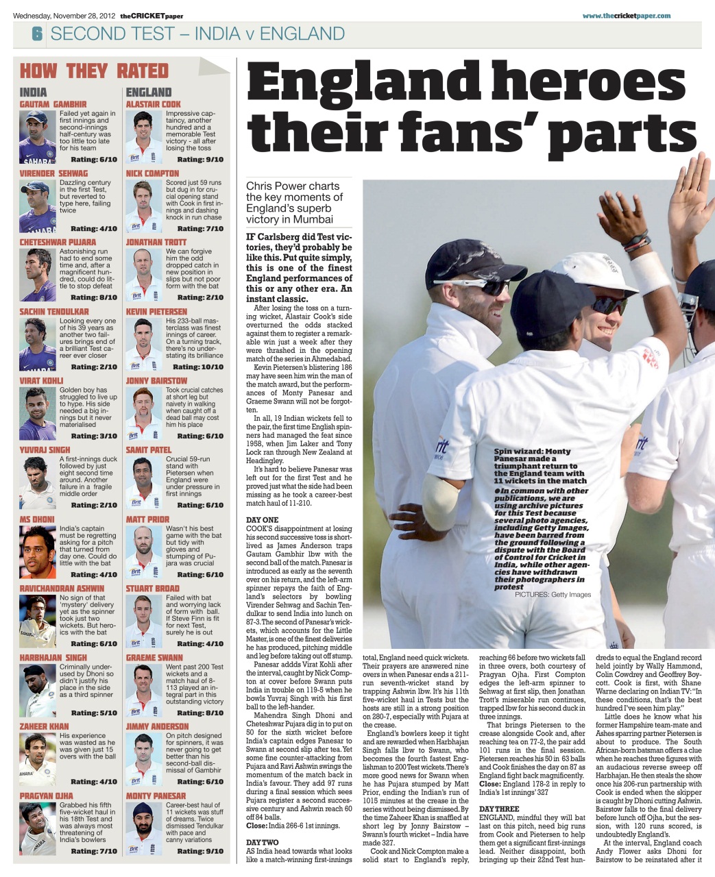 The Cricket Paper Preview Pages