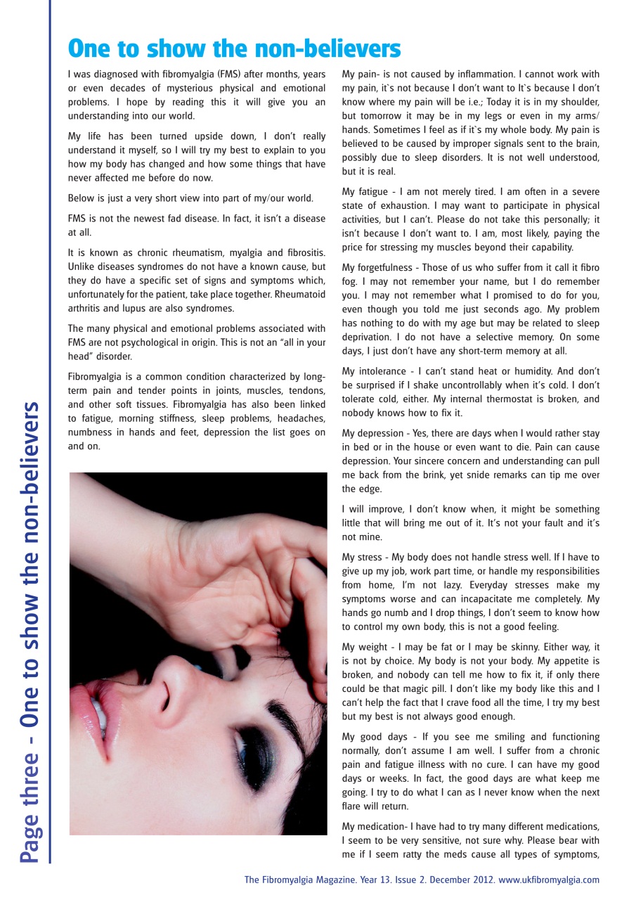 Fibromyalgia Magazine Preview Pages