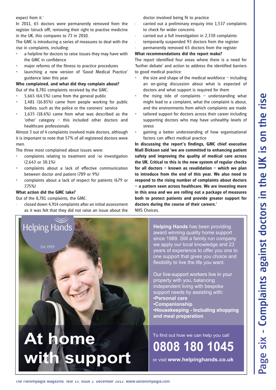 Fibromyalgia Magazine Preview Pages