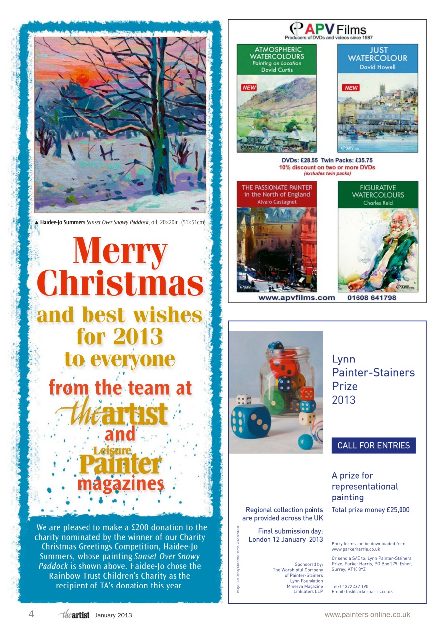 The Artist Preview Pages