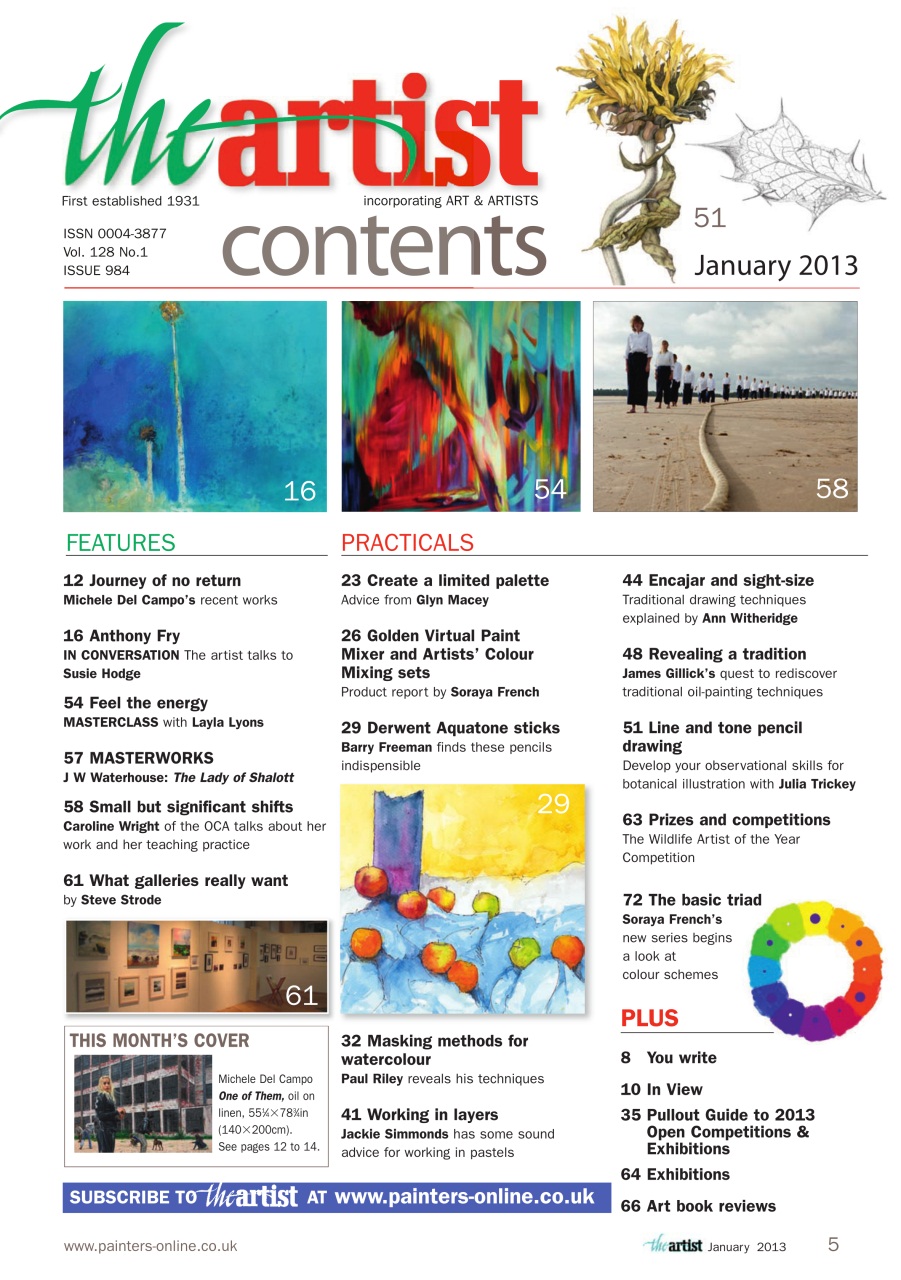 The Artist Preview Pages