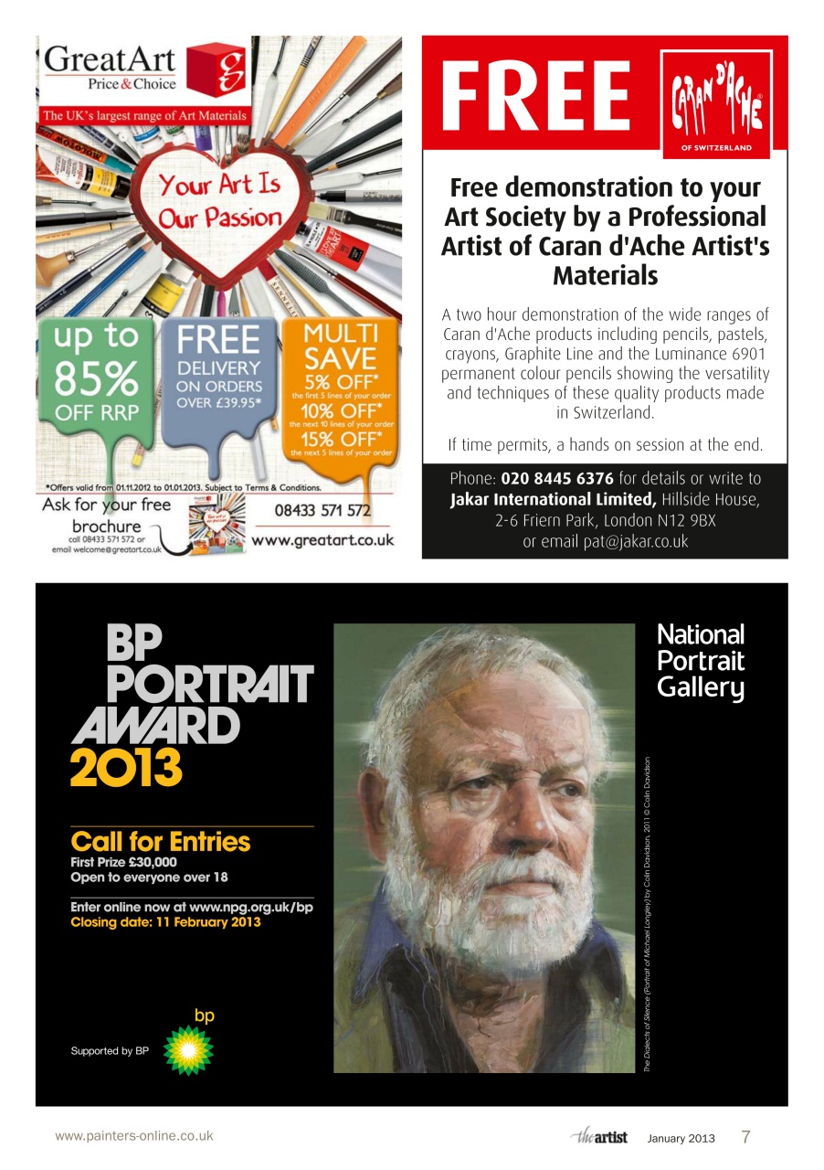 The Artist Preview Pages