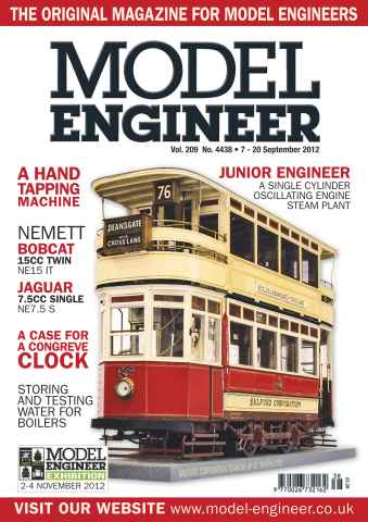 Model Engineer issue Vol. 209 No. 4438