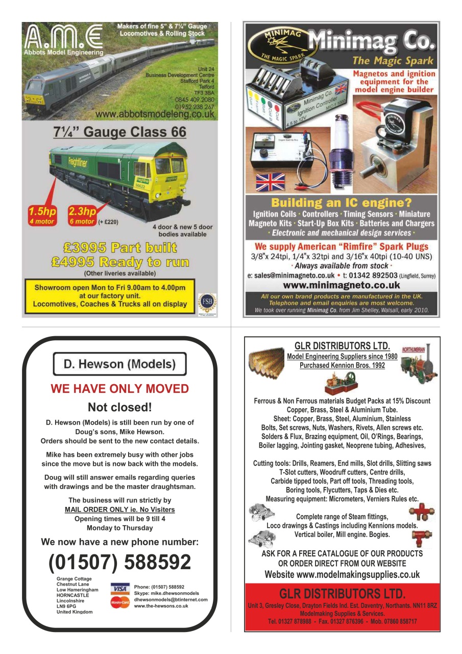 Model Engineer Preview Pages