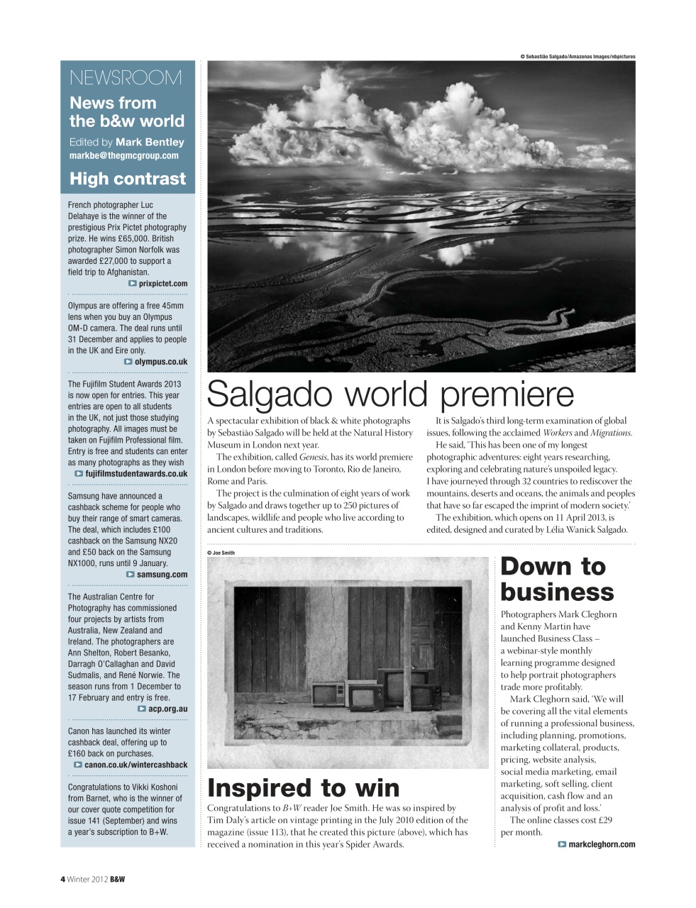 Black+White Photography Preview Pages