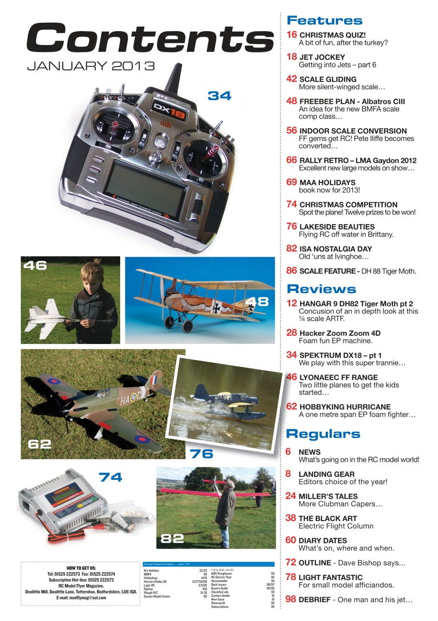 Radio Control Model Flyer Preview Pages