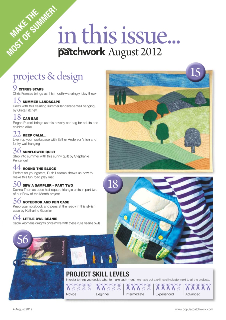 Popular Patchwork Magazine Preview Pages