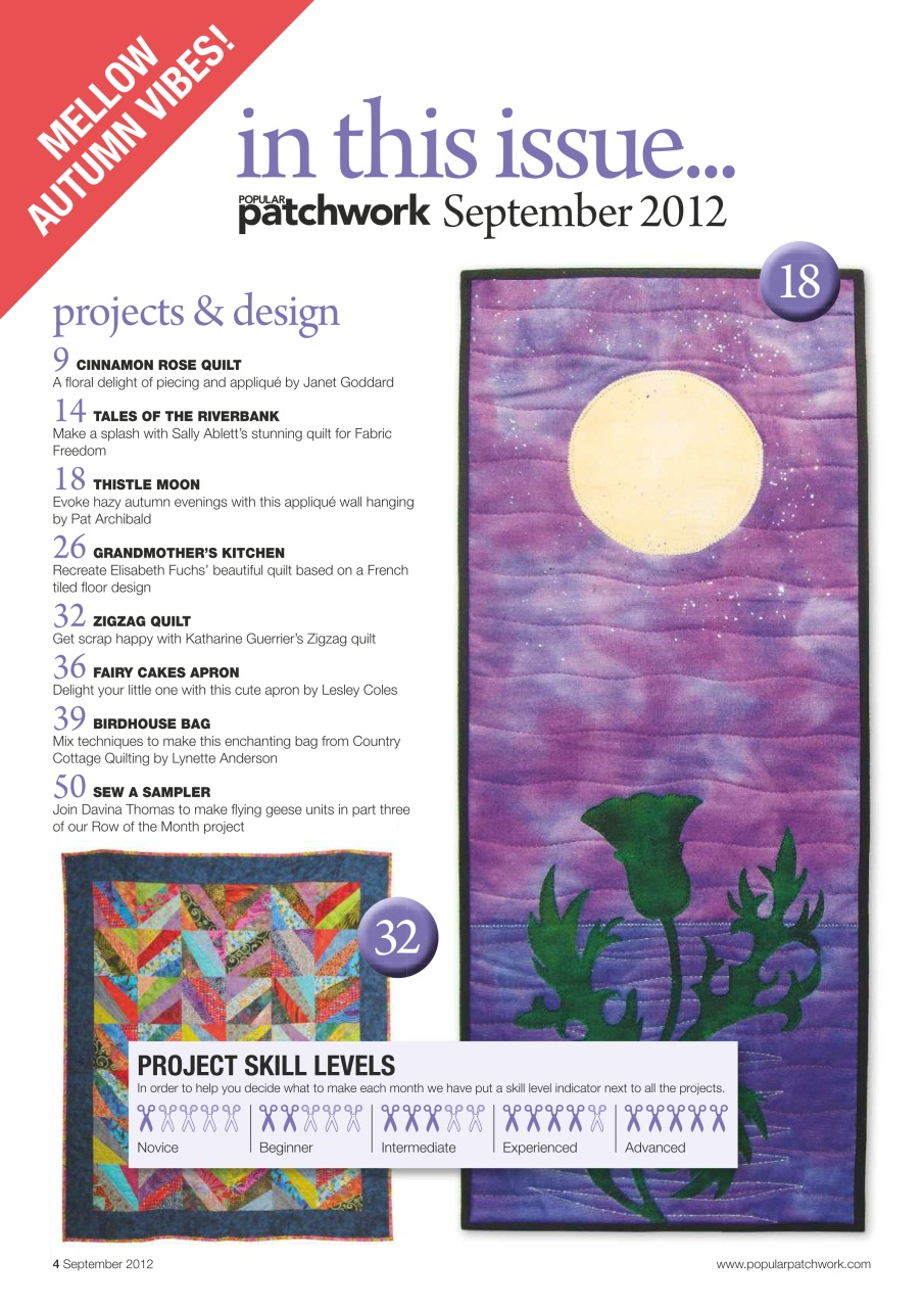 Popular Patchwork Magazine Preview Pages