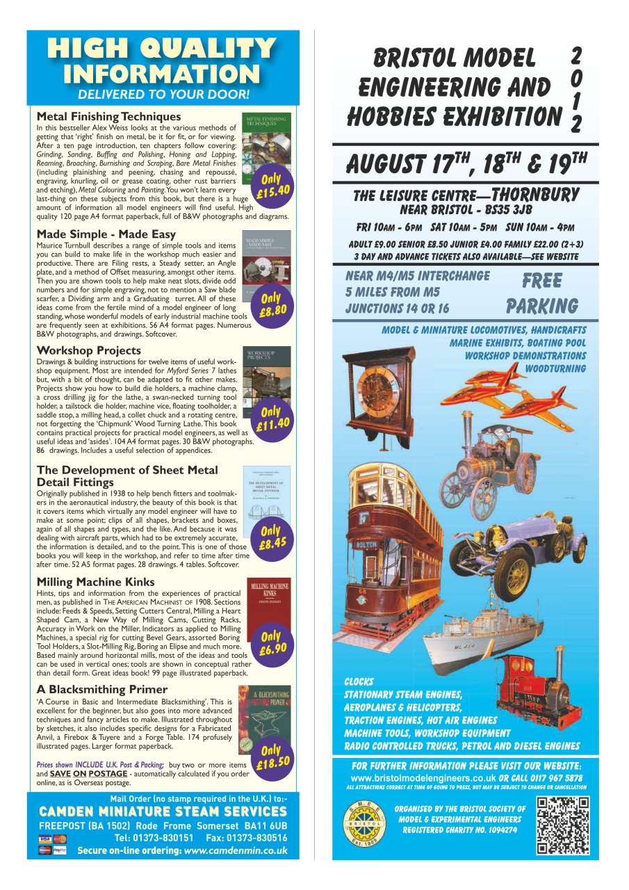 Model Engineer & Workshop Magazine Preview Pages