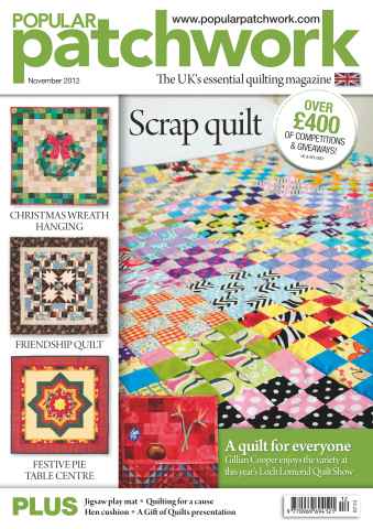 Popular Patchwork Magazine issue November 2012