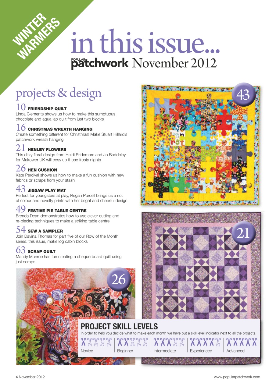 Popular Patchwork Magazine Preview Pages