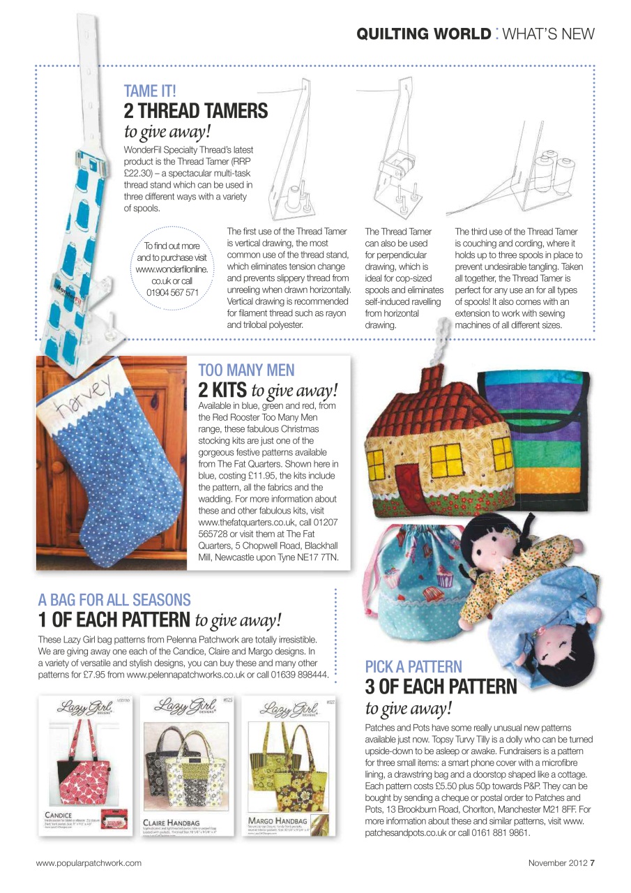 Popular Patchwork Magazine Preview Pages