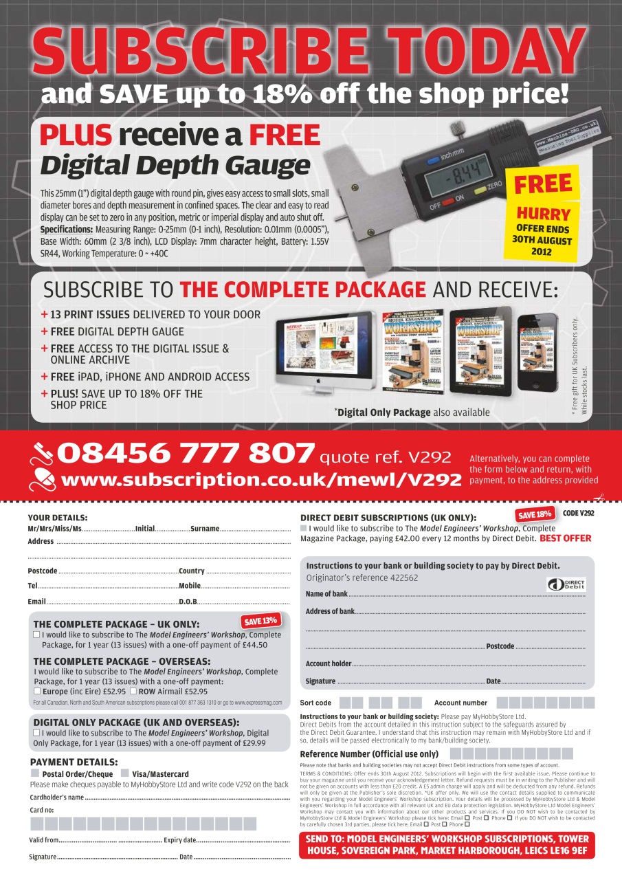 Model Engineer & Workshop Magazine Preview Pages