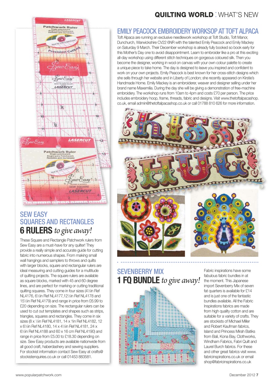 Popular Patchwork Magazine Preview Pages