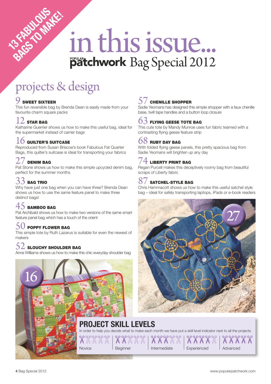 Popular Patchwork Magazine Preview Pages