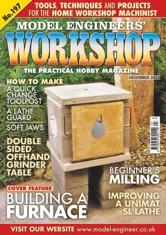 Model Engineer & Workshop Magazine issue December 2012