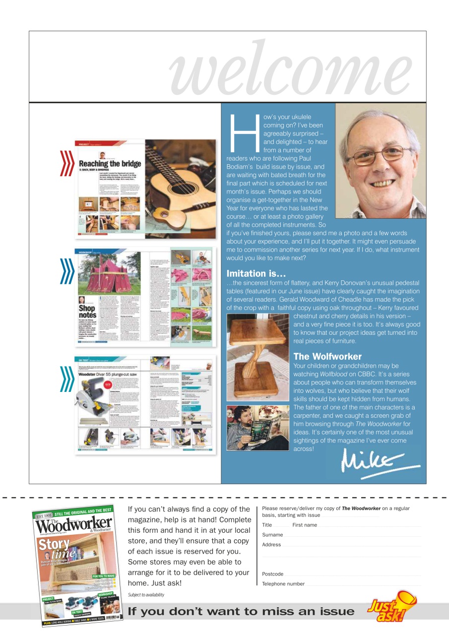 The Woodworker Magazine Preview Pages