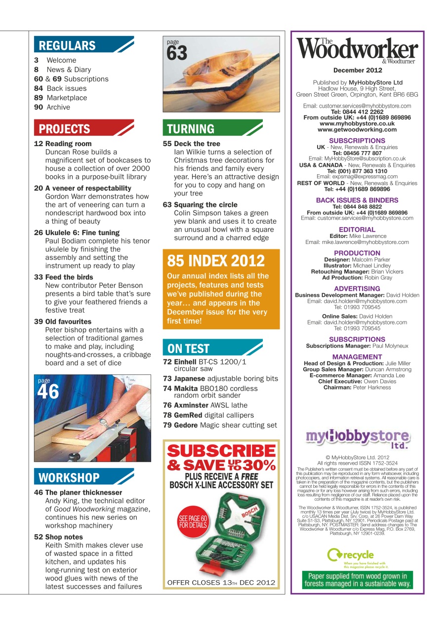 The Woodworker Magazine Preview Pages