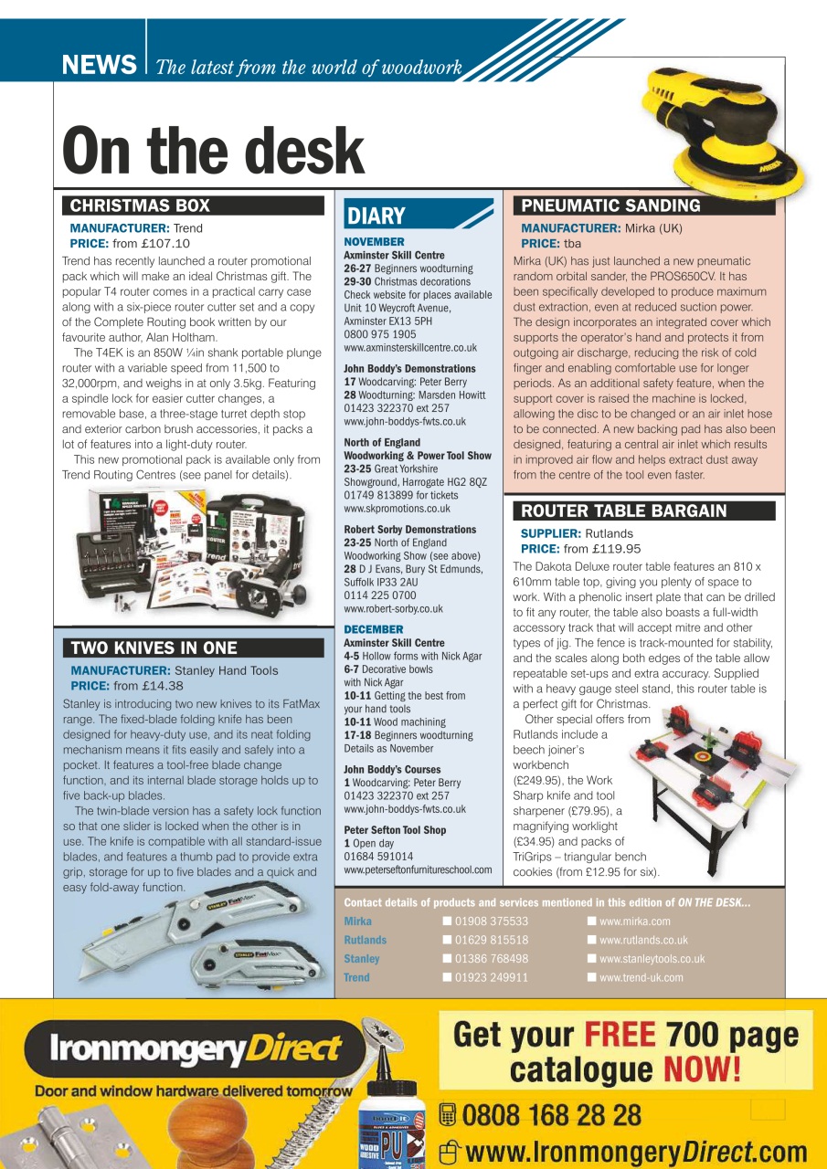 The Woodworker Magazine Preview Pages
