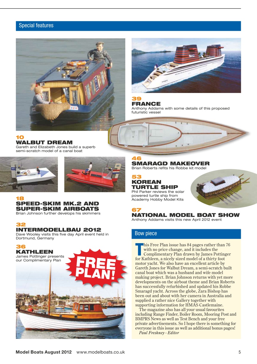 Model Boats Preview Pages