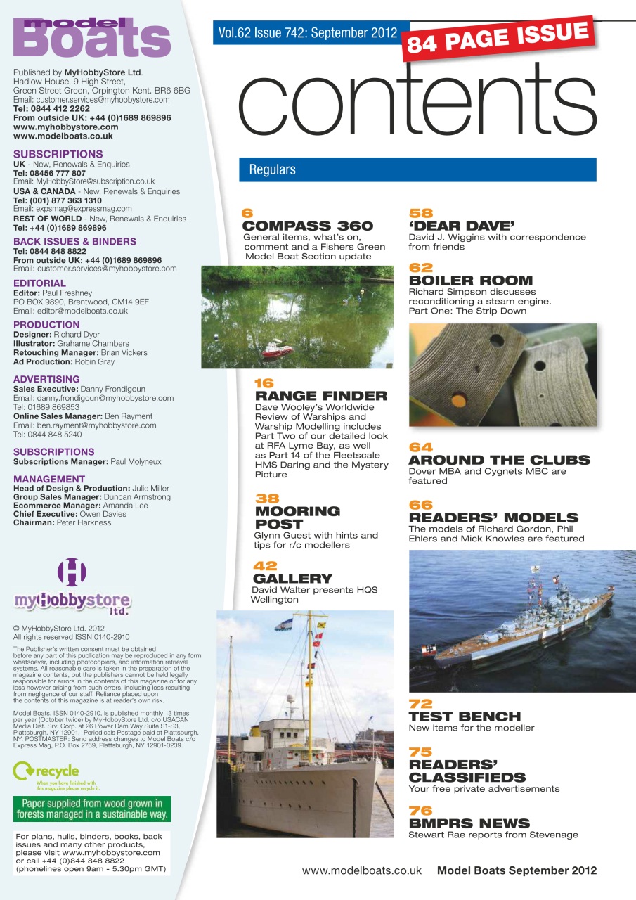 Model Boats Preview Pages