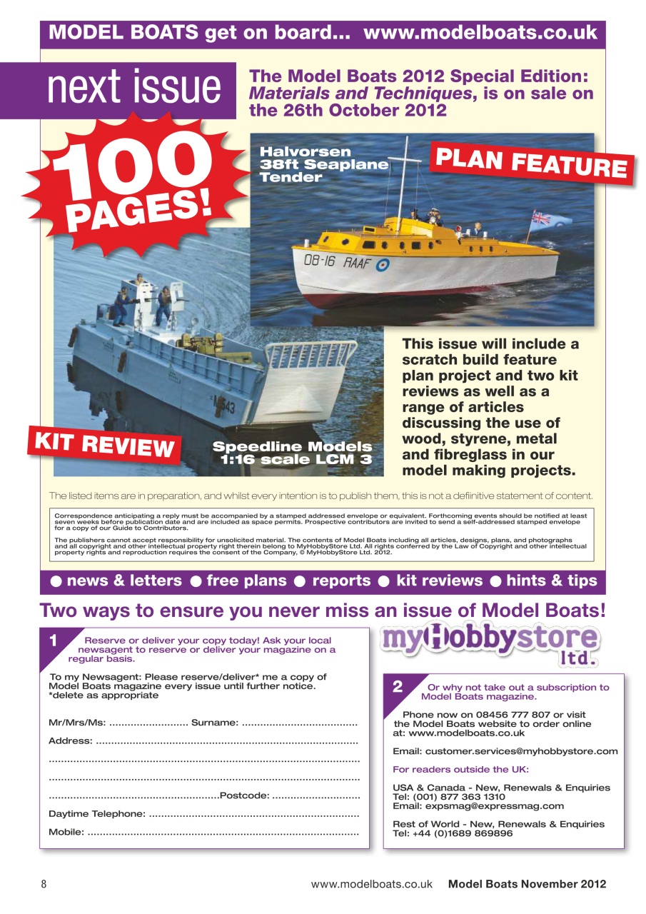 Model Boats Preview Pages