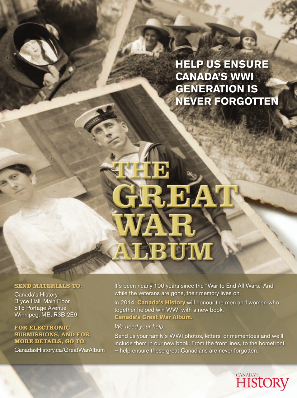 Canada's History Preview Pages