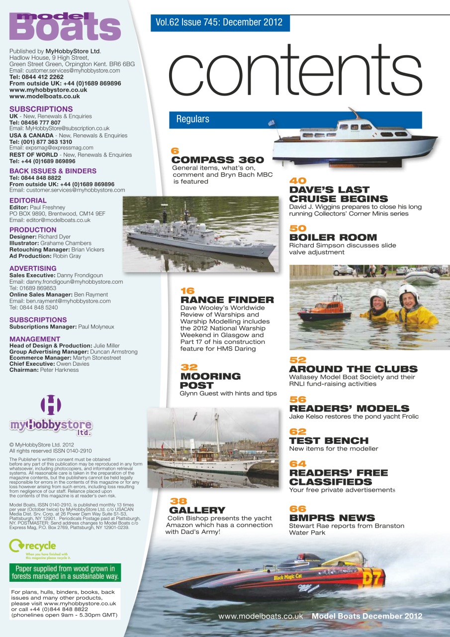 Model Boats Preview Pages