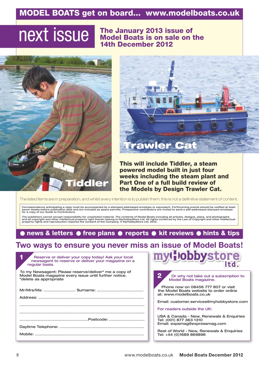 Model Boats Preview Pages