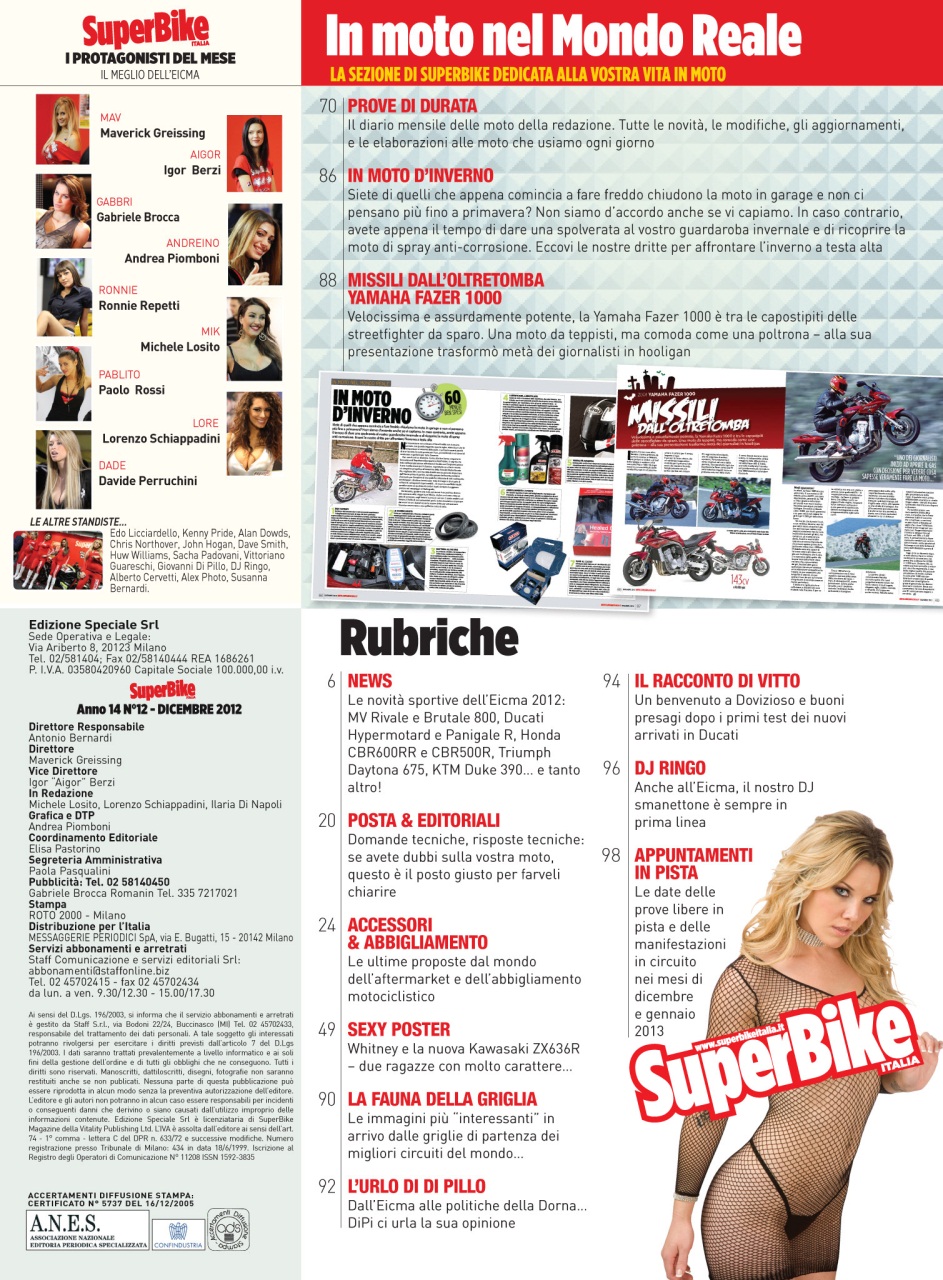 Superbike Italia Preview Pages