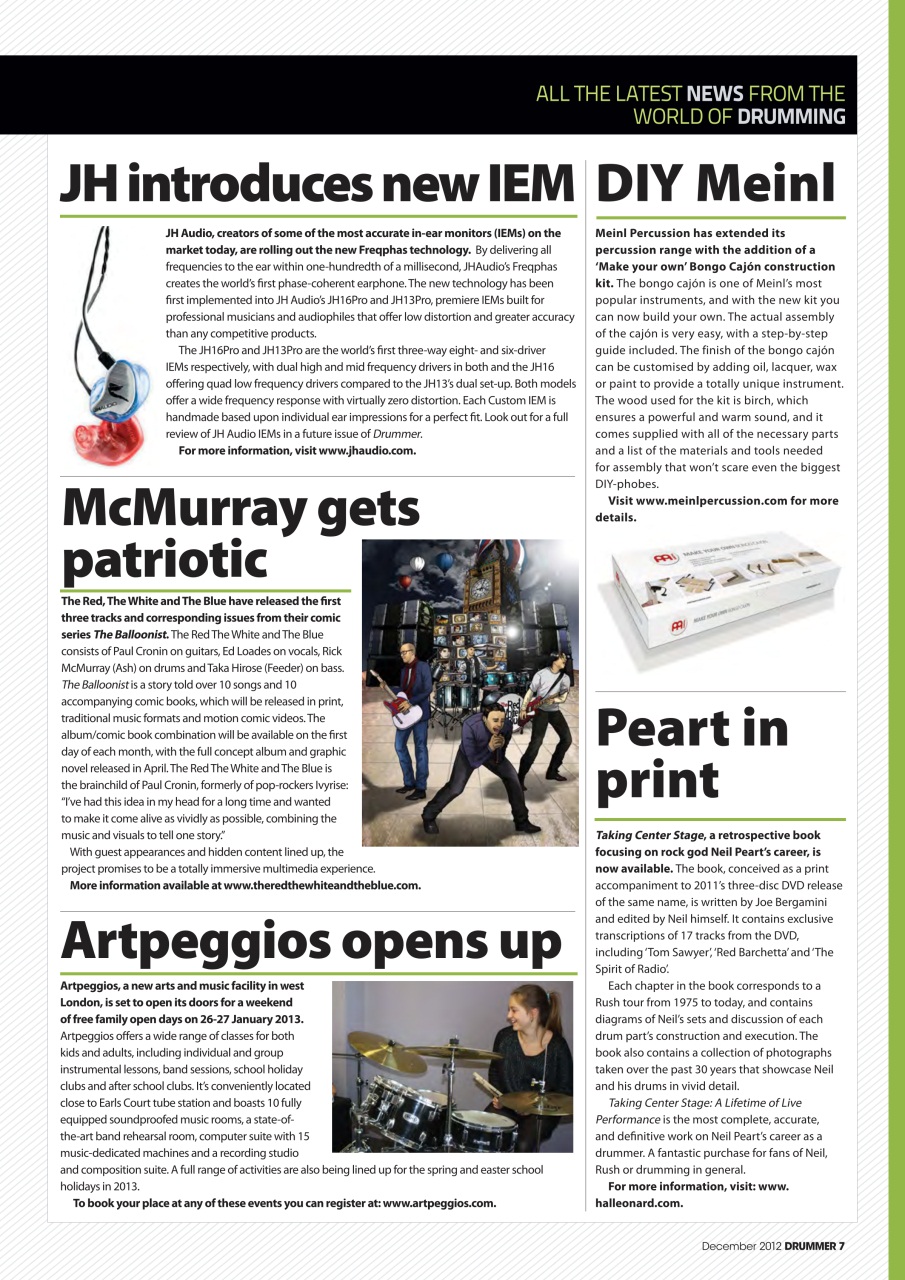 iDrum magazine: Never miss a beat Preview Pages