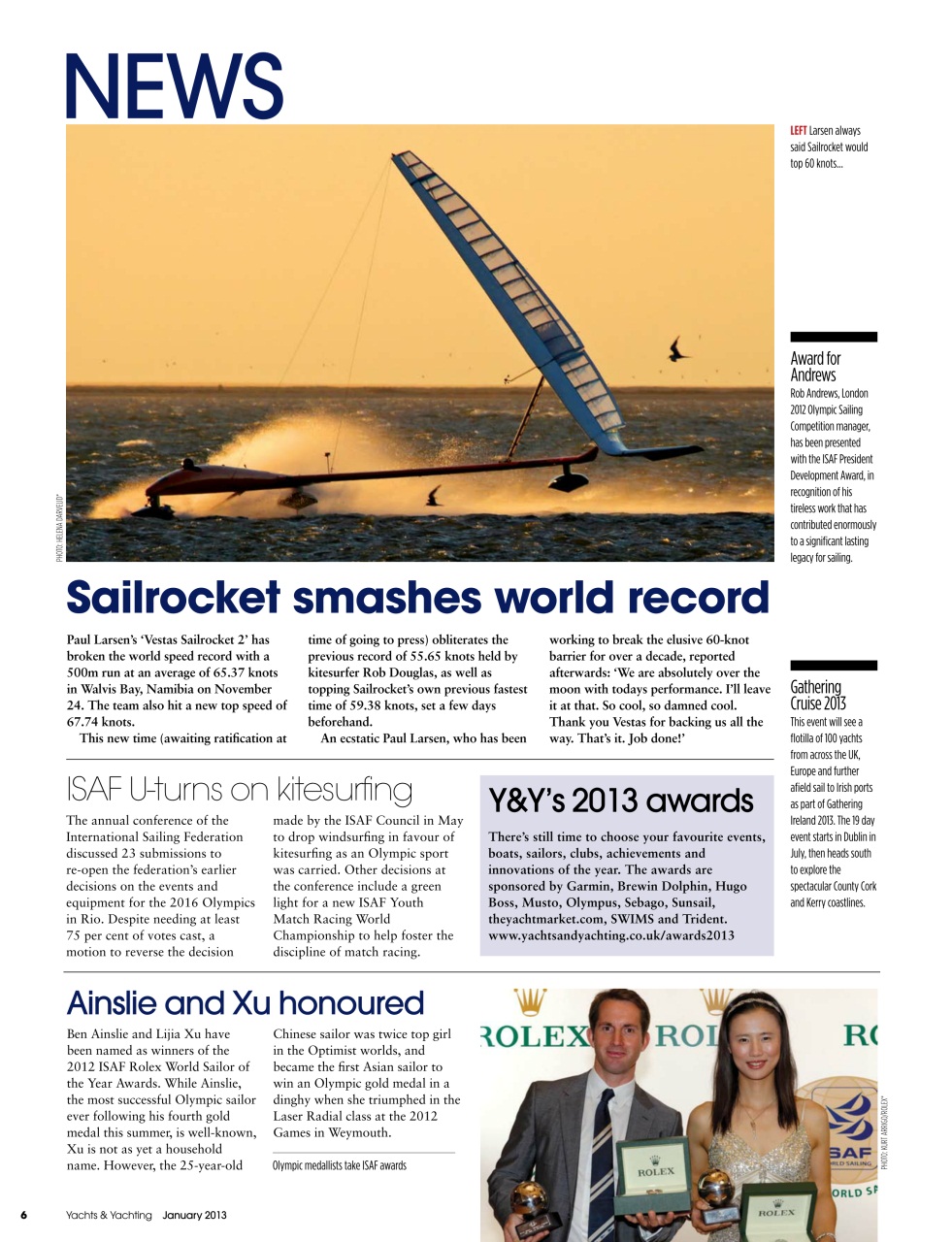 Yachts & Yachting Preview Pages