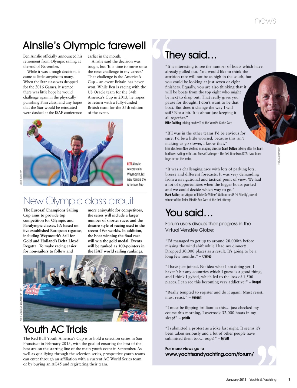 Yachts & Yachting Preview Pages