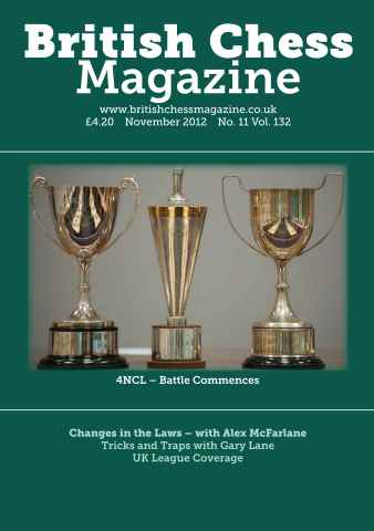 British Chess Magazine issue November 2012