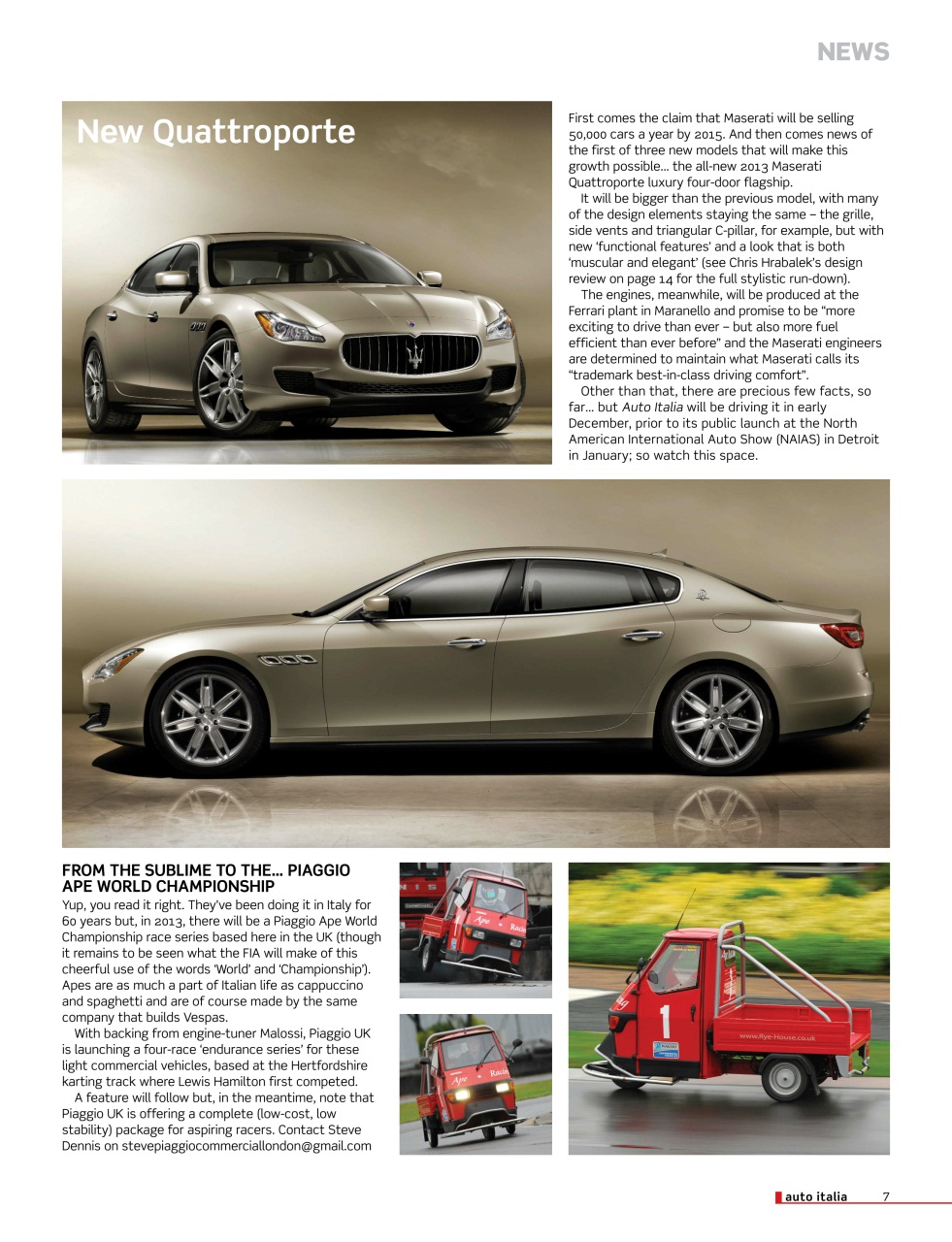 AutoItalia Magazine Preview Pages
