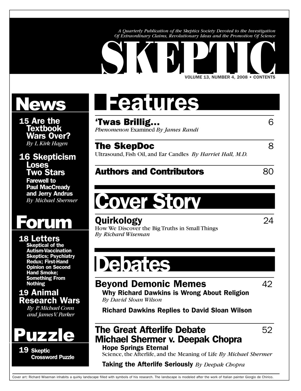 Skeptic Preview Pages